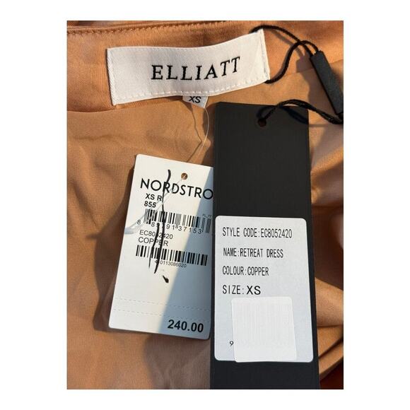 ELLIATT Women’s Small Copper Retreat Dress NWT - Picture 5 of 6